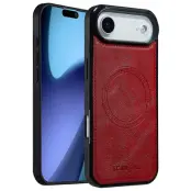 LC.IMEEKE iPhone Air Fodral KonstLäder - Röd