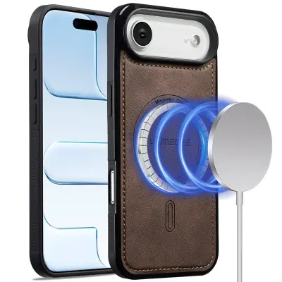 LC.IMEEKE L6 iPhone Air Fodral KonstLäder - Brun
