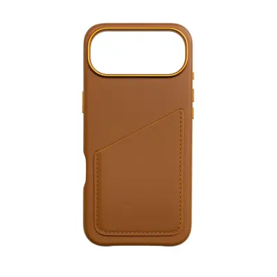Moobio Leather Card Case (iPhone Air) - Brun