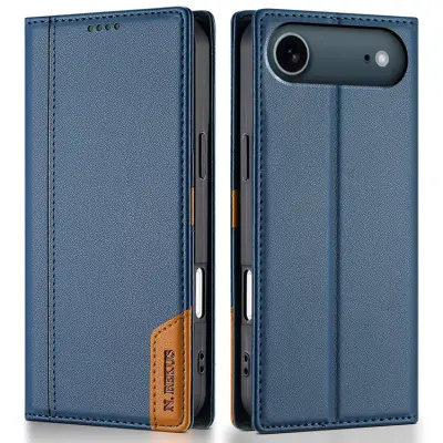 N.BEKUS iPhone Air Plånboksfodral RFID Blocking P3 - Blå