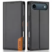 N.BEKUS iPhone Air Plånboksfodral RFID Blocking P3 - Svart