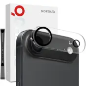 Northjo iPhone Air Härdat Glas Kameralinsskydd 3D - Svart