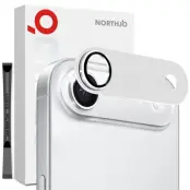 NORTHJO iPhone Air Kameralinsskydd Härdat Glas - Silver