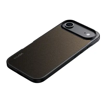 SULADA iPhone Air Mobilskal MagSafe Metal Lens Frame - Brun