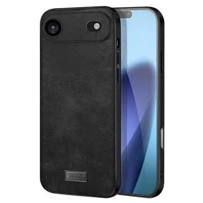 SULADA Mobilskal till iPhone Air PU-läder+TPU+PC - Svart