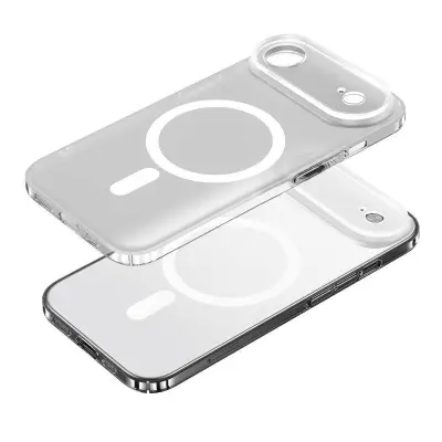 SULADA iPhone Air Skal MagSafe PC+TPU Matt Genomskinlig