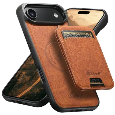 SUTENI Mobilskal till iPhone Air MagSafe Kickstand H16 - Khaki