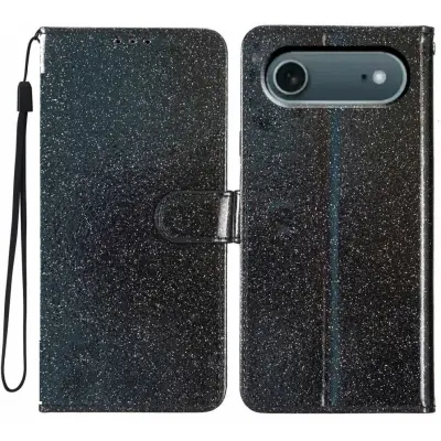 Trolsk Plånboksfodral Glitter Elegant (iPhone Air) - Svart