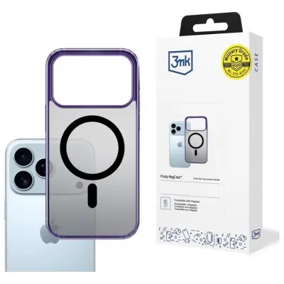 3MK Mobilskal till iPhone 17 Pro Max MagSafe Frosty - Lila