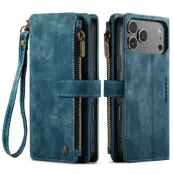 CaseMe C30 Wallet Cover (iPhone 17 Pro Max) - Svart