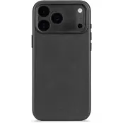 Decoded Leather Back Cover MagSafe (iPhone 17 Pro Max) - Brun