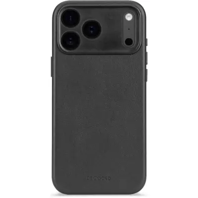 Decoded Leather Back Cover MagSafe (iPhone 17 Pro Max) - Brun