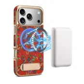 DENIOR iPhone 17 Pro Max Mobilskal MagSafe A25+4 - Röd