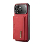 DG.MING iPhone 17 Pro Max Mobilskal korthållare Detachable - Röd