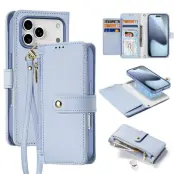 Dux Ducis iPhone 17 Pro Max Plånboksfodral MagSafe Detachable Lawa - Ljusblå