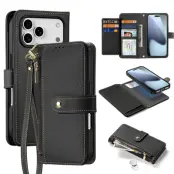 Dux Ducis iPhone 17 Pro Max Plånboksfodral MagSafe Detachable Lawa - Svart