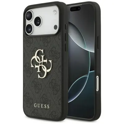Guess Mobilskal till iPhone 17 Pro Max 4G Big Logo - Svart