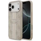 Guess iPhone 17 Pro Max Mobilskal MagSafe 4G Printed Stripes - Rosa