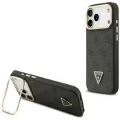 Guess iPhone 17 Pro Max Mobilskal MagSafe Triangle Logo&Stand (Svart)