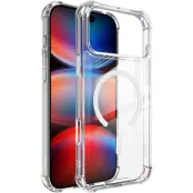 IMAK iPhone 17 Pro Max Mobilskal MagSafe Shockproof - Clear