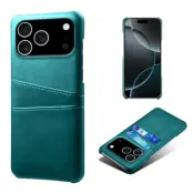 iPhone 17 Pro Max Mobilskal Korthållare Dual - Grön