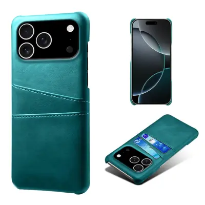 iPhone 17 Pro Max Mobilskal Korthållare Dual - Grön