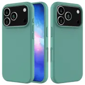 iPhone 17 Pro Max Mobilskal Liquid Silikon - Mörkgrön