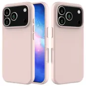 iPhone 17 Pro Max Mobilskal Liquid Silikon - Rosa