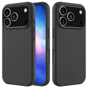 iPhone 17 Pro Max Mobilskal Liquid Silikon - Svart