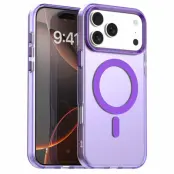 iPhone 17 Pro Max Mobilskal MagSafe Anti Drop Hybrid - Lila