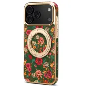 iPhone 17 Pro Max Mobilskal MagSafe Electroplated Floral A22