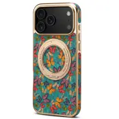 iPhone 17 Pro Max Mobilskal MagSafe Electroplated Floral A22