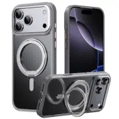 iPhone 17 Pro Max Mobilskal MagSafe Kickstand Matte - Grå