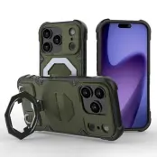 iPhone 17 Pro Max Mobilskal MagSafe Kickstand Med snodd - Grön