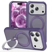 iPhone 17 Pro Max Mobilskal MagSafe Kickstand TPU + PC - Lila