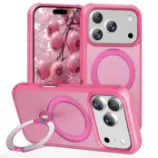 iPhone 17 Pro Max Mobilskal MagSafe Kickstand TPU + PC - Rose