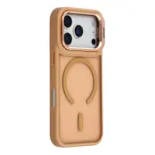 Mobilskal till iPhone 17 Pro Max MagSafe Lins Kickstand - Guld