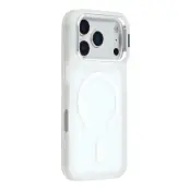 Mobilskal till iPhone 17 Pro Max MagSafe Lins Kickstand - Vit