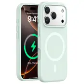 iPhone 17 Pro Max Mobilskal Magsafe Liquid Silicone - Ljusgrön