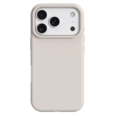 iPhone 17 Pro Max Mobilskal MagSafe Liquid Silikon+PC - Antikvit