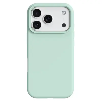 iPhone 17 Pro Max Mobilskal MagSafe Liquid Silikon+PC - Ljusgrön