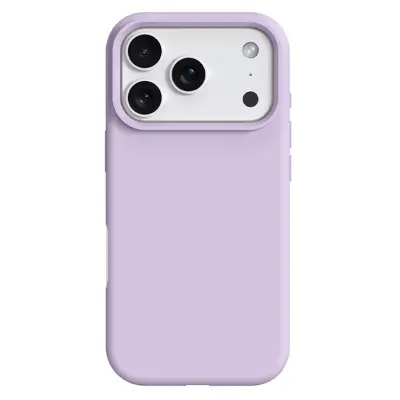 iPhone 17 Pro Max Mobilskal MagSafe Liquid Silikon+PC - Ljuslila