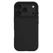 iPhone 17 Pro Max Mobilskal MagSafe Liquid Silikon+PC - Svart