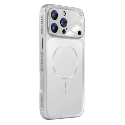 iPhone 17 Pro Max Mobilskal MagSafe Matte Skin Feel - Silver