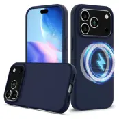 iPhone 17 Pro Max Mobilskal MagSafe Silikon Anti-Drop