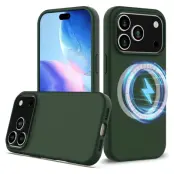 iPhone 17 Pro Max Mobilskal MagSafe Silikon Anti-Drop