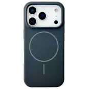 iPhone 17 Pro Max Mobilskal MagSafe Silikon Anti Drop - Svart