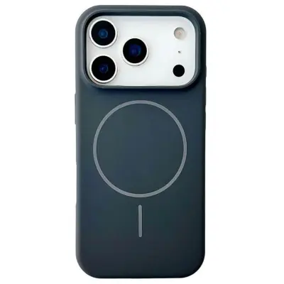 iPhone 17 Pro Max Mobilskal MagSafe Silikon Anti Drop - Svart