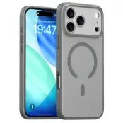 iPhone 17 Pro Max Mobilskal MagSafe Skin Feel - Grå
