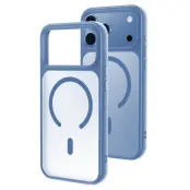 iPhone 17 Pro Max Mobilskal MagSafe Skin-Feel Rubberized - Blå